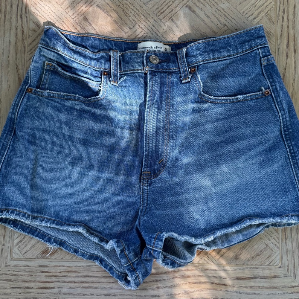 Abercrombie & Fitch Classic Blue Jean Shorts
